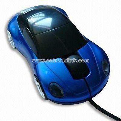 Blue Car Optical Mouse