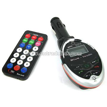 Bluetooth Car MP3 WMA Wireless FM Transmitter