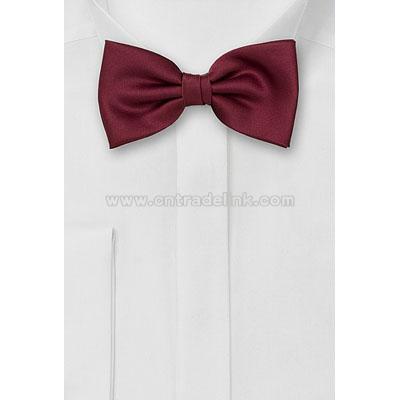 Bow Tie in Burgundy Color