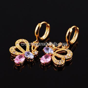 Brass Gold-Plated Earring