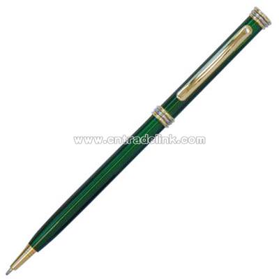 Brass slim line ballpoint pen