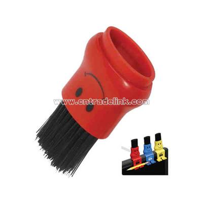 Bristle Buddy Computer duster With Pen Holder