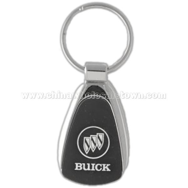Buick Keychain & Keyring - Black Teardrop