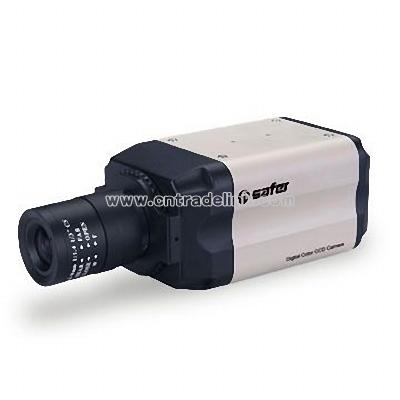 CCTV Color Box CCD Camera with 480TV Lines Resolution and 0.01 Lux Low Illumination