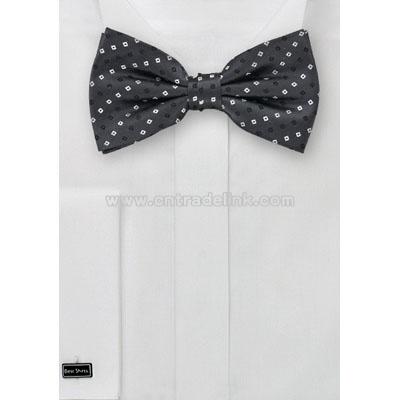 CLassy Silk Bow Tie with Matching Pocket Square