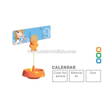 Calendar with Clip Holder