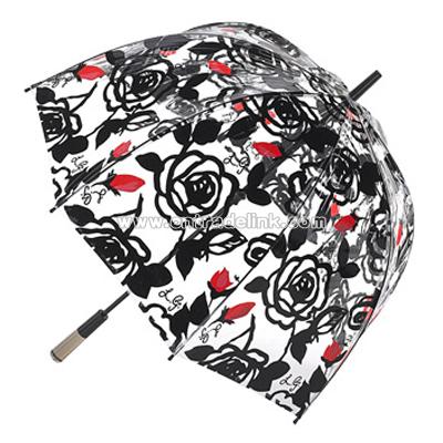 Canvas Rose - PVC Dome Umbrella