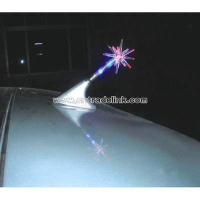 Car Decorative antenna with crystal lamp