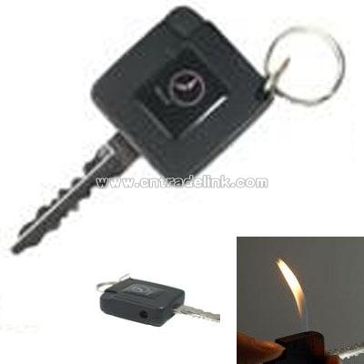 Car Key Style Butane Lighter Keychain