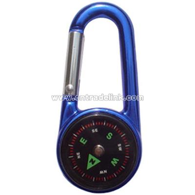 Carabiner With Built-in Compass