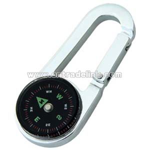 Carabiner with Compass