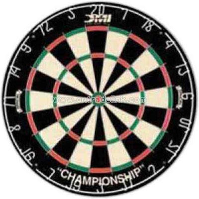 Championship bristle dart board