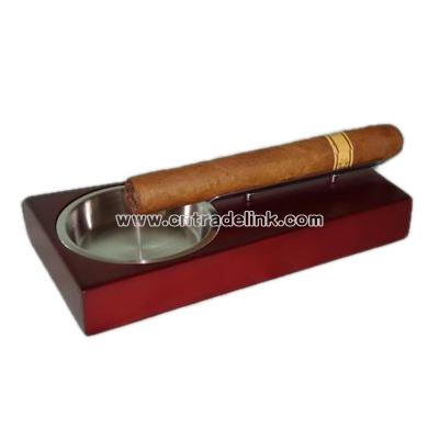 Cherrywood Cigar Ashtray By Ciger Star Classic Design