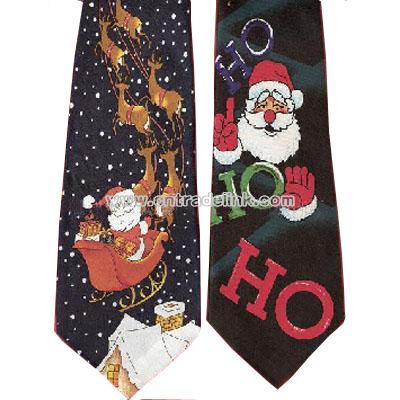 Christmas Music tie With Two Light
