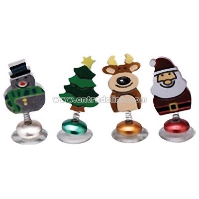 Christmas Wine Charms Set, Suction (4 pc)