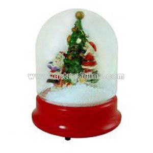 Christmas windmill snow globe