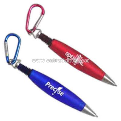 Chubby pen with carabiner