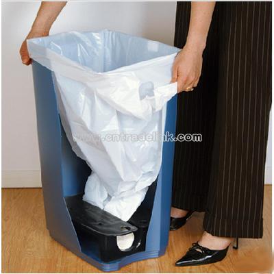 Clean trash can liners where you need them