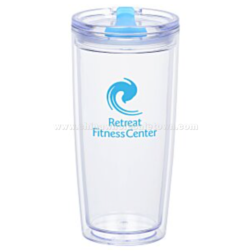 Clearly Acrylic Travel Tumbler - 20 oz.