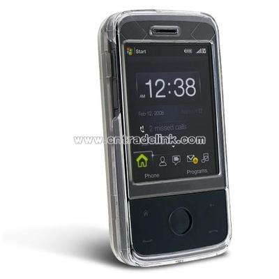 Clip On Crystal Case w/ Belt Clip for HTC Touch Pro (CDMA)