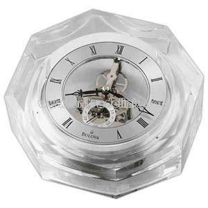 Clock with Octagonal crystal case