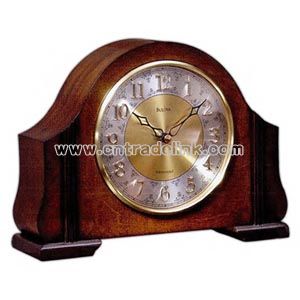 Clock with Solid wood case