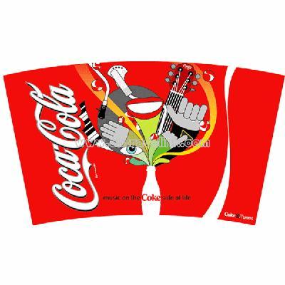Coca Coal 3D Cup Sticker