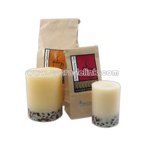 Coffee bean candle