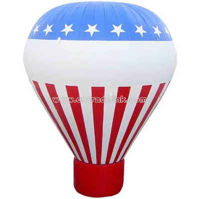 Cold air advertising inflatable balloon