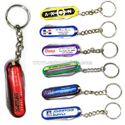 Color Dome Utility Knife Keychain