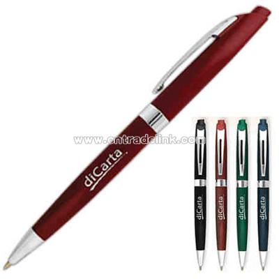 Colored retractable ballpoint pen
