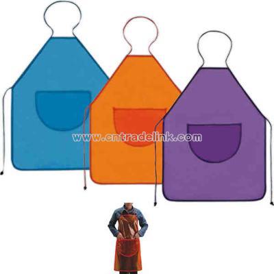Colored waterproof PVC apron
