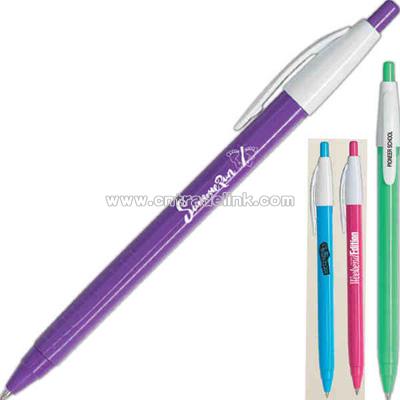 Colorful barrel 79% biodegradable ballpoint pen