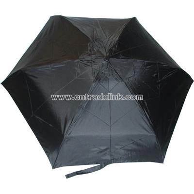Compact Automatic Open & Close Black Umbrella