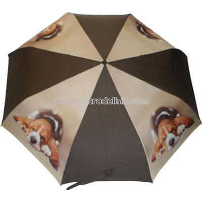 Compact Minilite Rachael Hale Puppy Umbrella