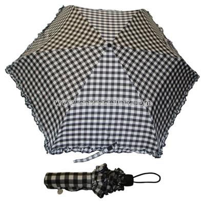 Compact Superslim Frill Umbrella