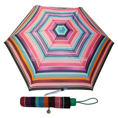 Compact Superslim Sweater Stripe Umbrella