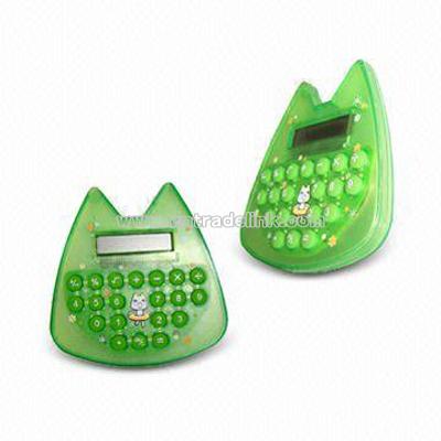 Compact and Lovely Mini Calculator with Durable Rubber Keys