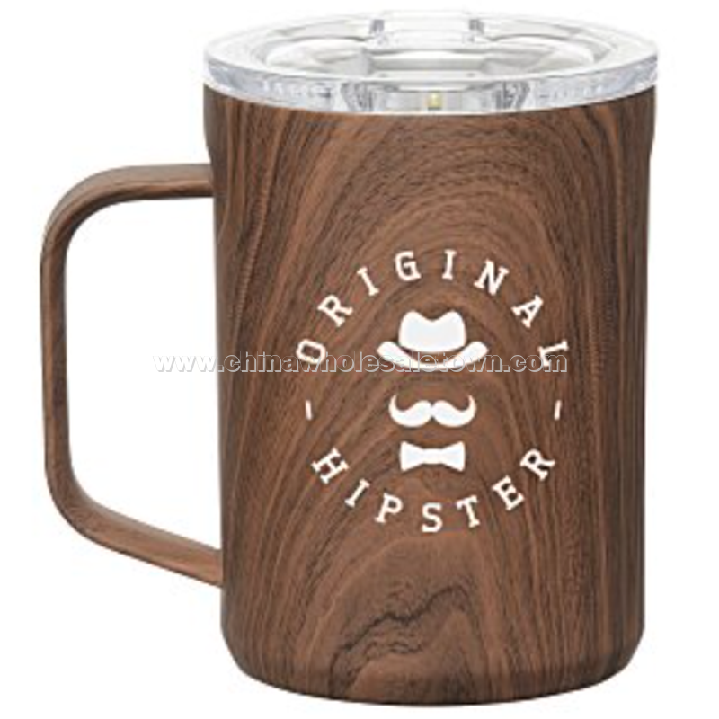 Corkcicle Coffee Mug - 16 oz. - Wood