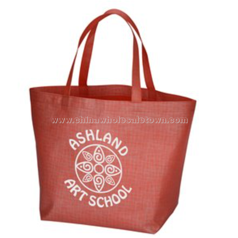 Crosshatched Non-Woven Tote Bag