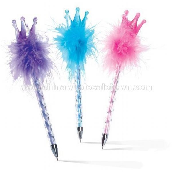 Crown Feather Pens-Party Supplies