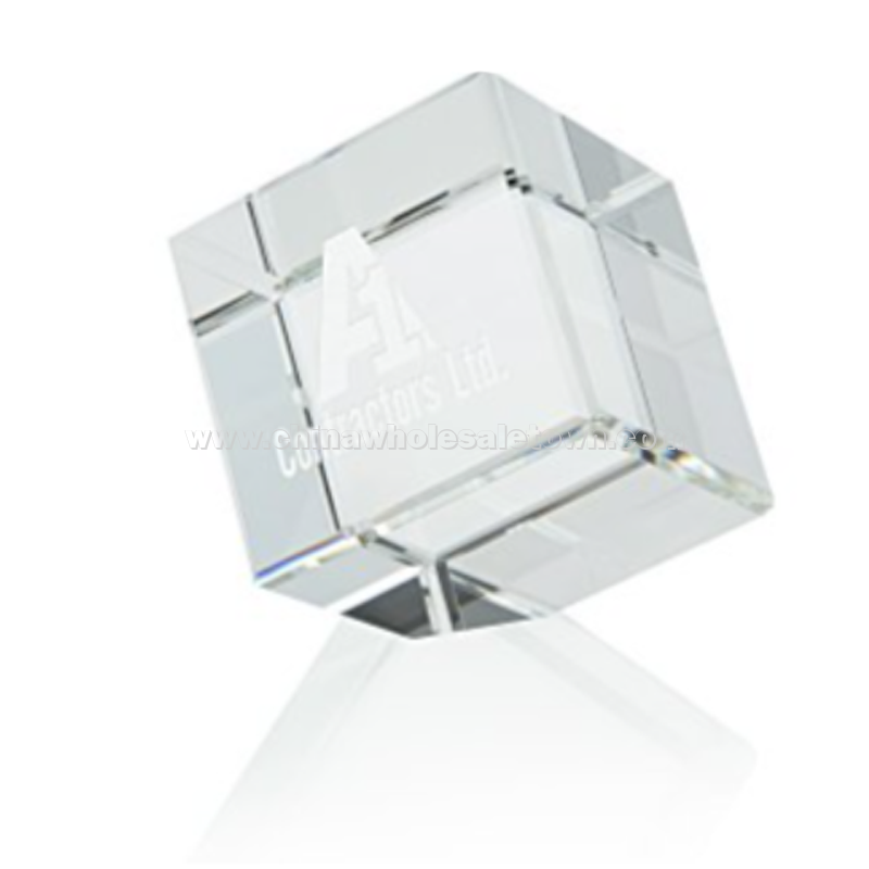Crystal Corner Block Award - 4