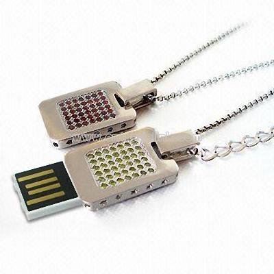 Crystal Necklace USB Flash Drive