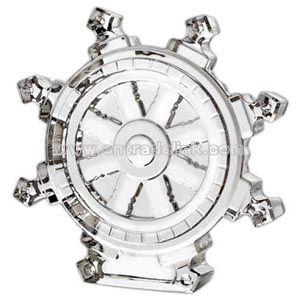 Crystal ship's wheel
