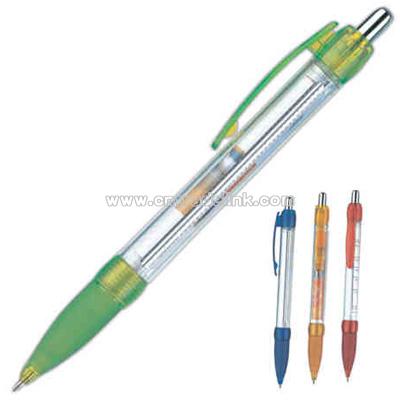 Custom manufactured advertising banner ballpoint pen