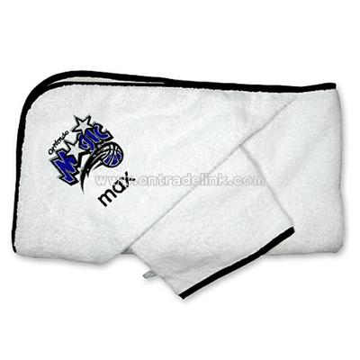 Designs by Chad & Jake Orlando Magic Personalized Hooded Towel Set