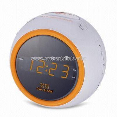 Digital AM/FM Alarm Clock Radio with Snooze Function