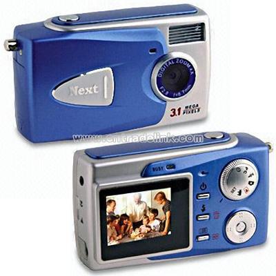 Digital Camera with LCD and Voice Recorder