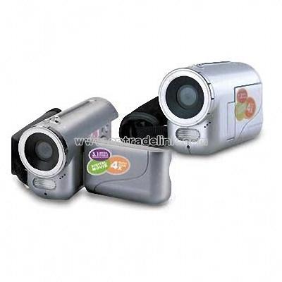 Digital Video Camera with 1.5-inch TFT LCD Screen and Built-in SD/MMC Card Slot