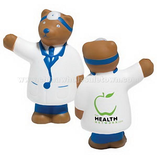 Doctor Bear shaped stress reliever